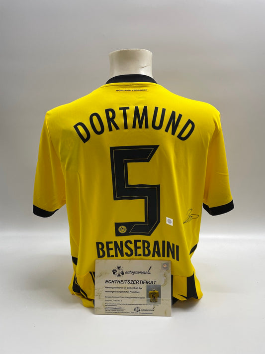 Borussia Dortmund jersey Ramy Bensebaini signed BVB autograph Puma XL