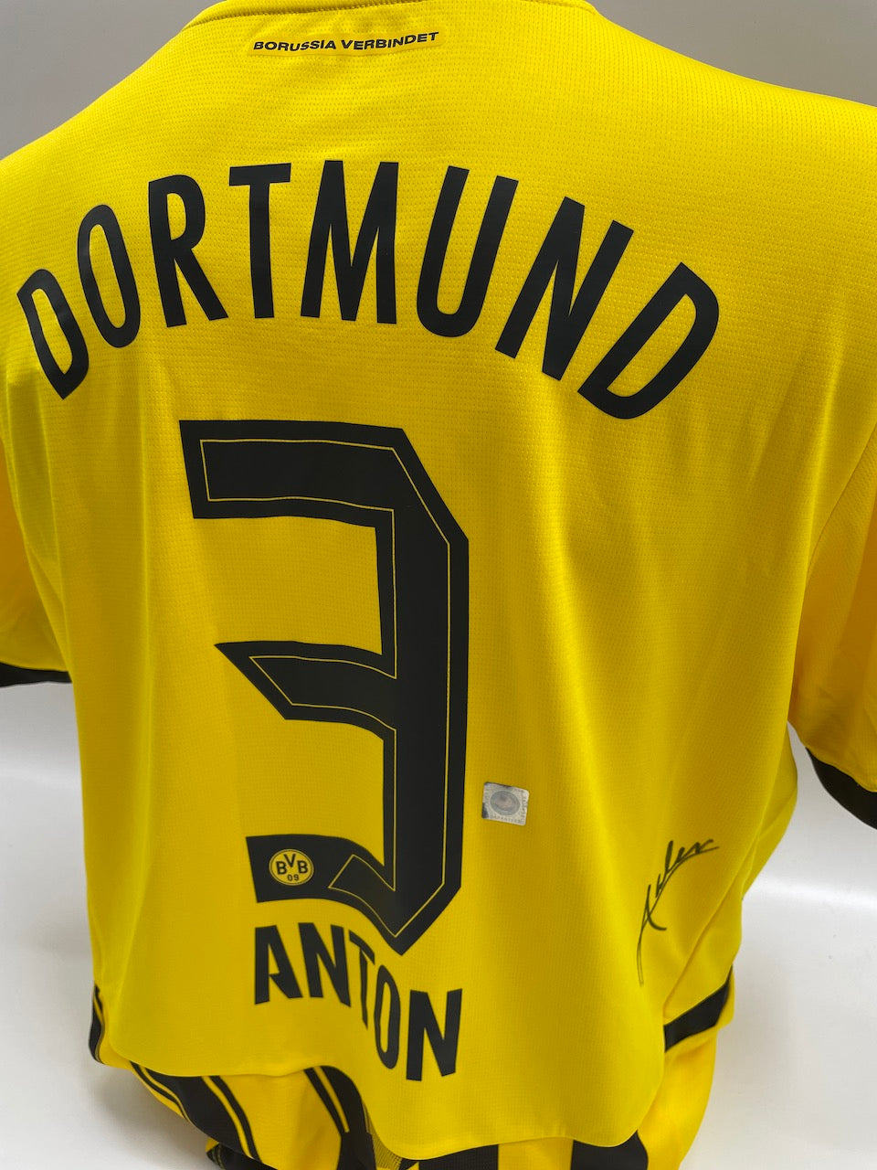 Borussia Dortmund jersey Waldemar Anton signed BVB autograph Puma XL