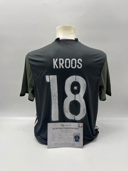 DFB Trikot Toni Kroos signiert Autogramm Adidas COA XL