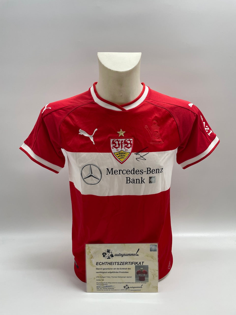 VFB Stuttgart jersey Thomas Hitzlsperger signed football autograph Puma 164