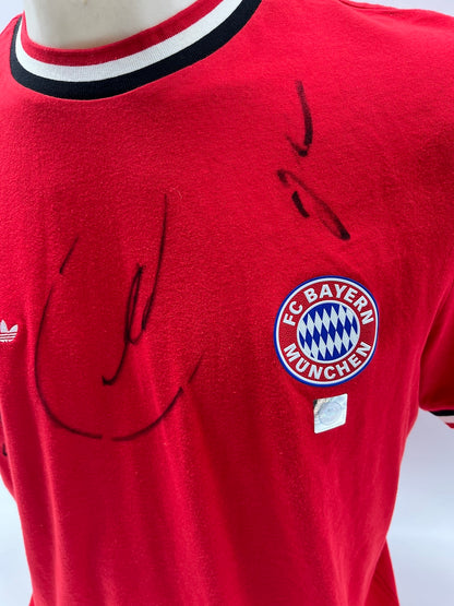 Bayern München T-Shirt Robben, Müller, Kimmich signiert Autogramm FCB M