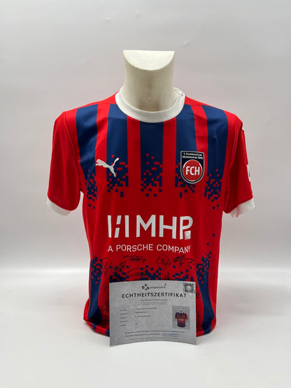 FC Heidenheim Trikot 2024/2025 Teamsigniert COA Nike neu M