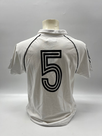 DFB Repro Trikot Klaus Fischer & Horst Hrubesch signiert Adidas neu M