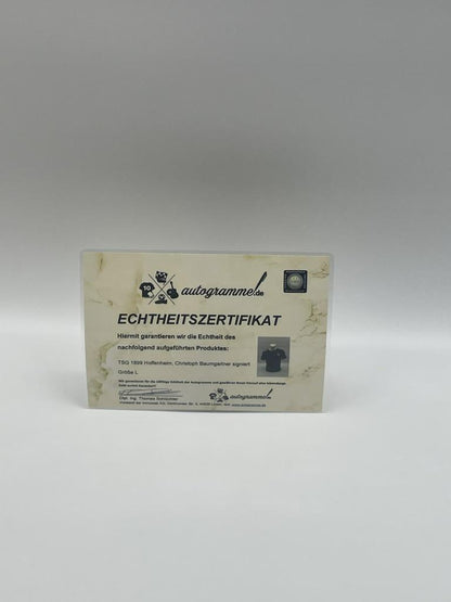 TSG 1899 Hoffenheim women T-shirt signed by Christoph Baumgartner Puma M