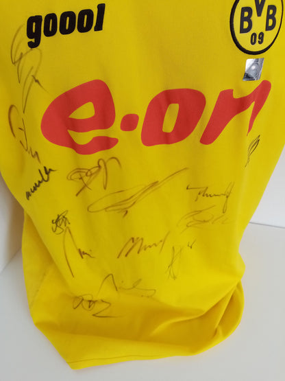 BVB jersey 03/04 team signed Borussia Dortmund Autogram Signature GOOOL L