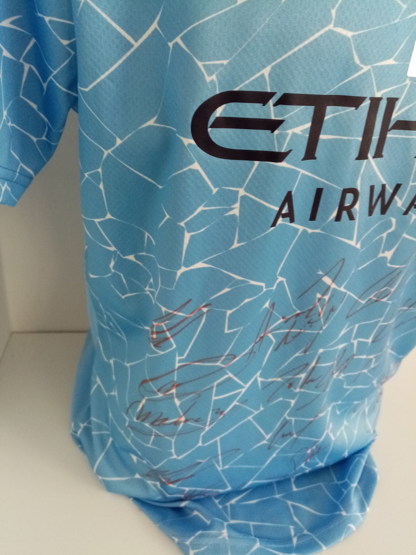 Manchester City Trikot 20/21 Teamsigniert England Autogramm Fußball Puma L