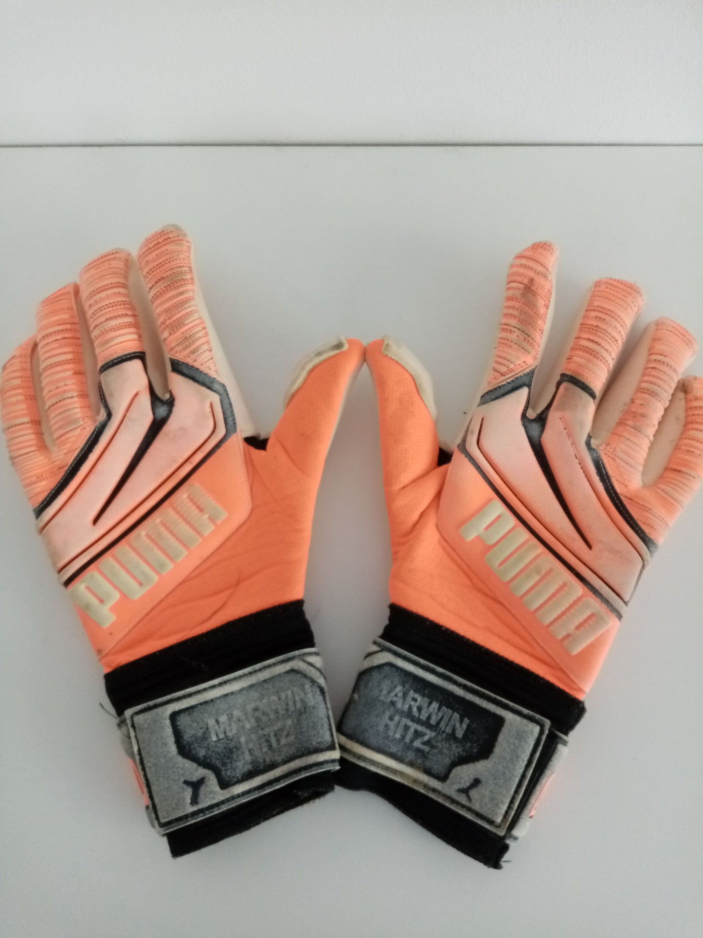 Matchworn Goalkeeper Gloves Marwin Hitz Borussia Dortmund BVB Puma