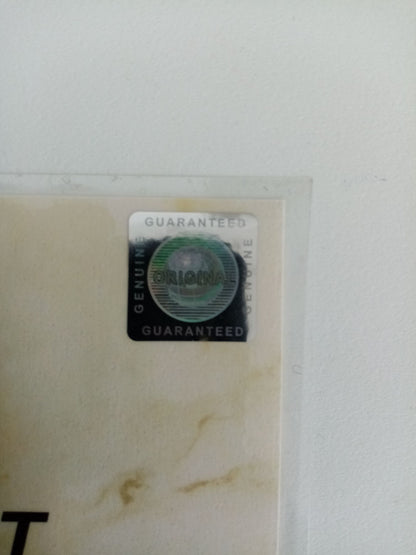 Football team signed World Cup 1990 in showcase dfb signature Germany Coa adidas