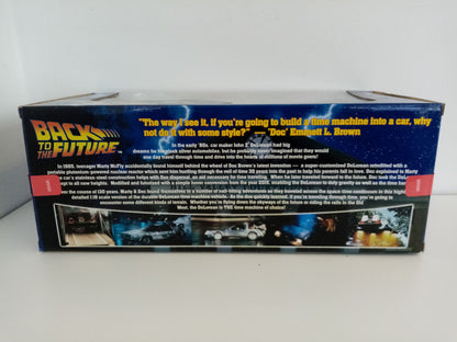 Back to the future model car signed by the actors of the film