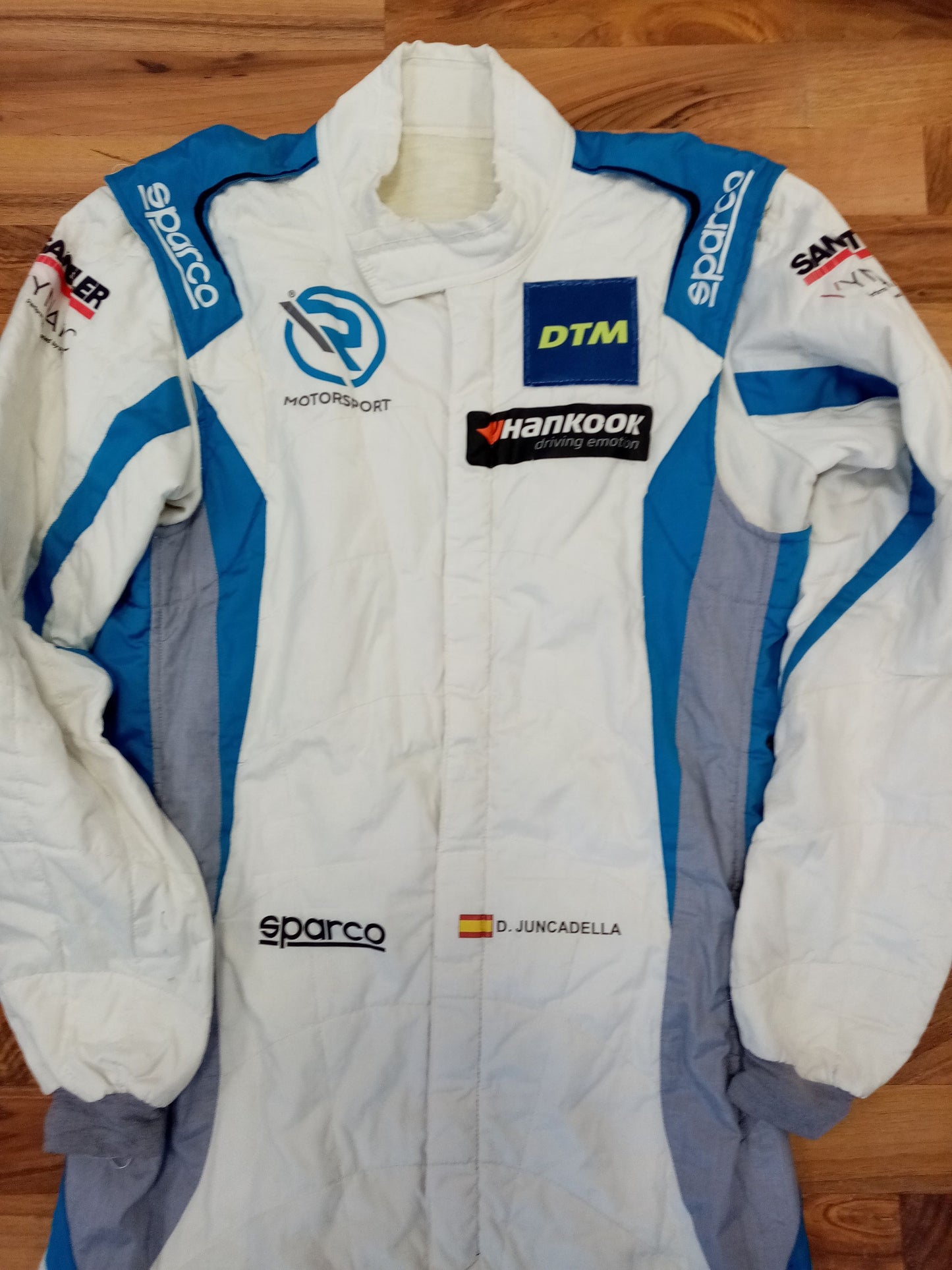 Racing suit worn by Daniel Juncadella Aston Martin Spain COA DTM