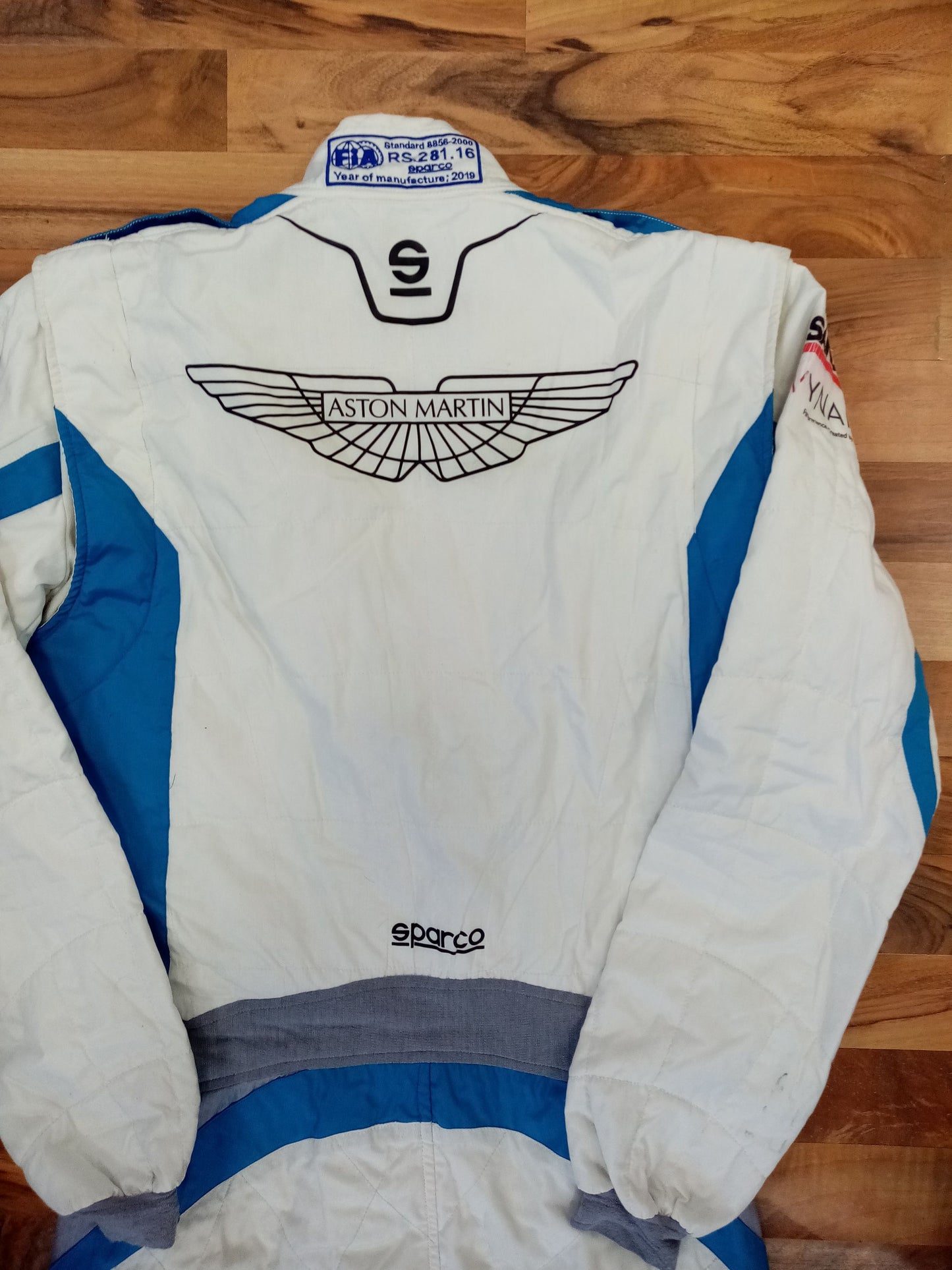 Racing suit worn by Daniel Juncadella Aston Martin Spain COA DTM