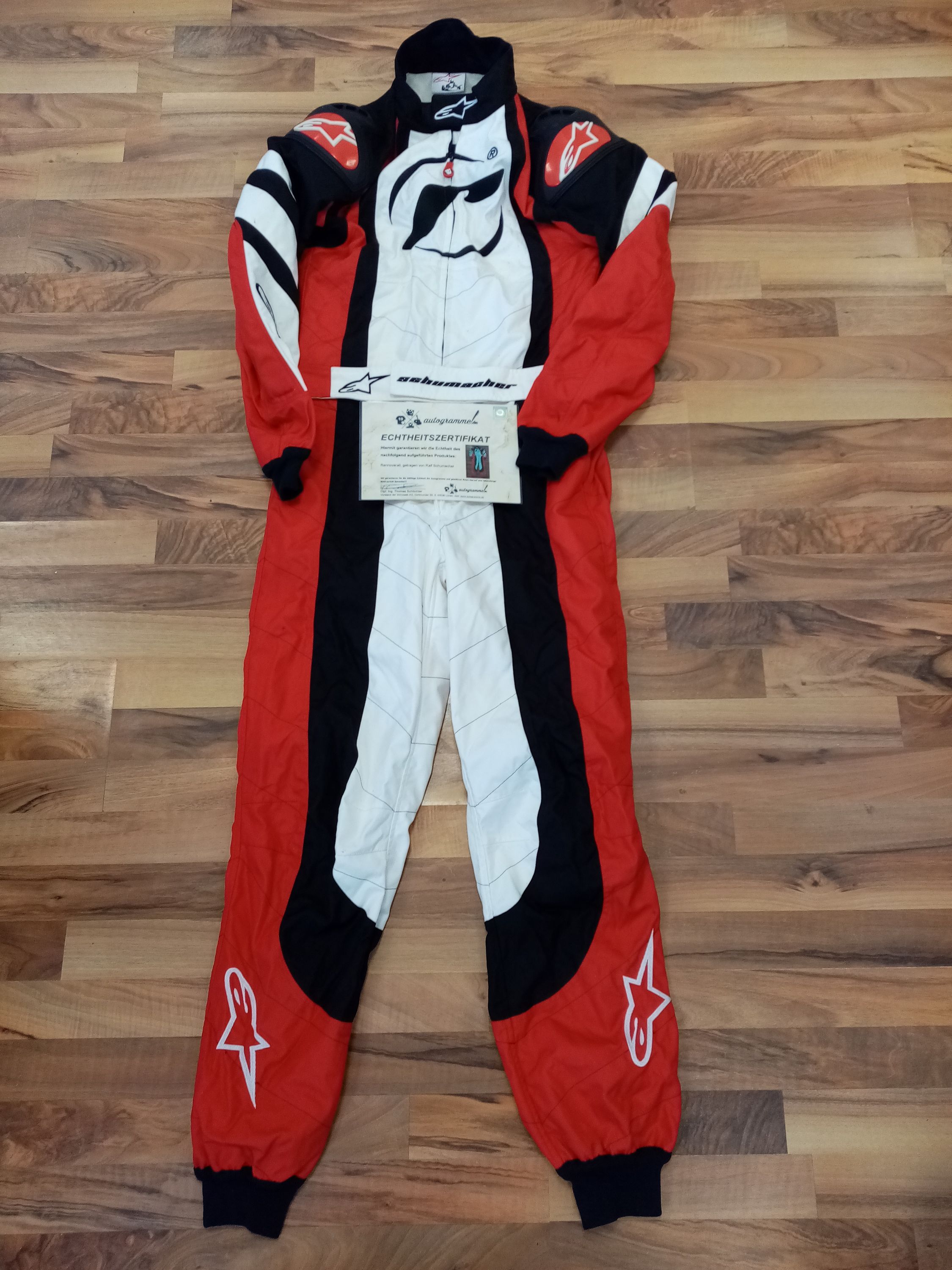 Racing overall worn by Ralf Schumacher
