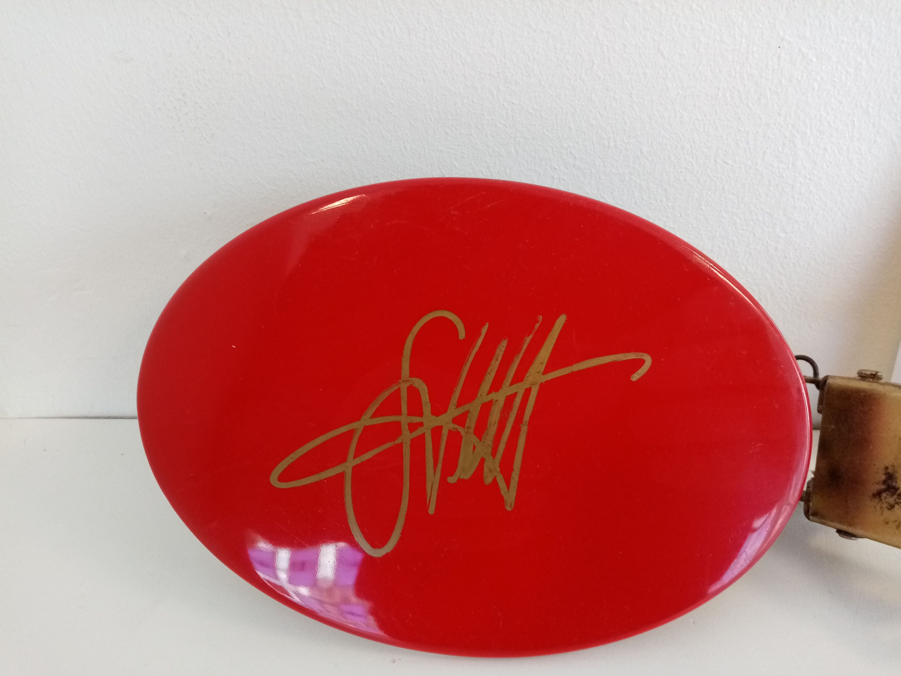 Ferrari 348 fuel lid Sebastian Vettel signed Formula 1 CoA