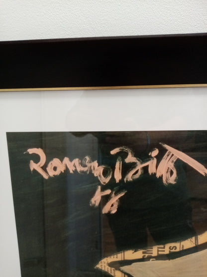 Night Sailor - Framed Romero Britto Druck in a limited edition