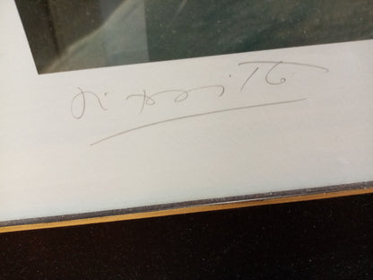 Night Sailor - Framed Romero Britto Druck in a limited edition