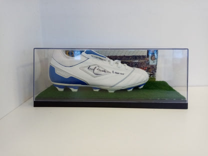 Football shoe Franz Beckenbauer signed autograph signature Umbro Coa