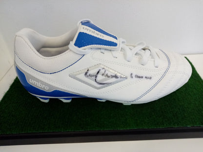 Football shoe Franz Beckenbauer signed autograph signature Umbro Coa