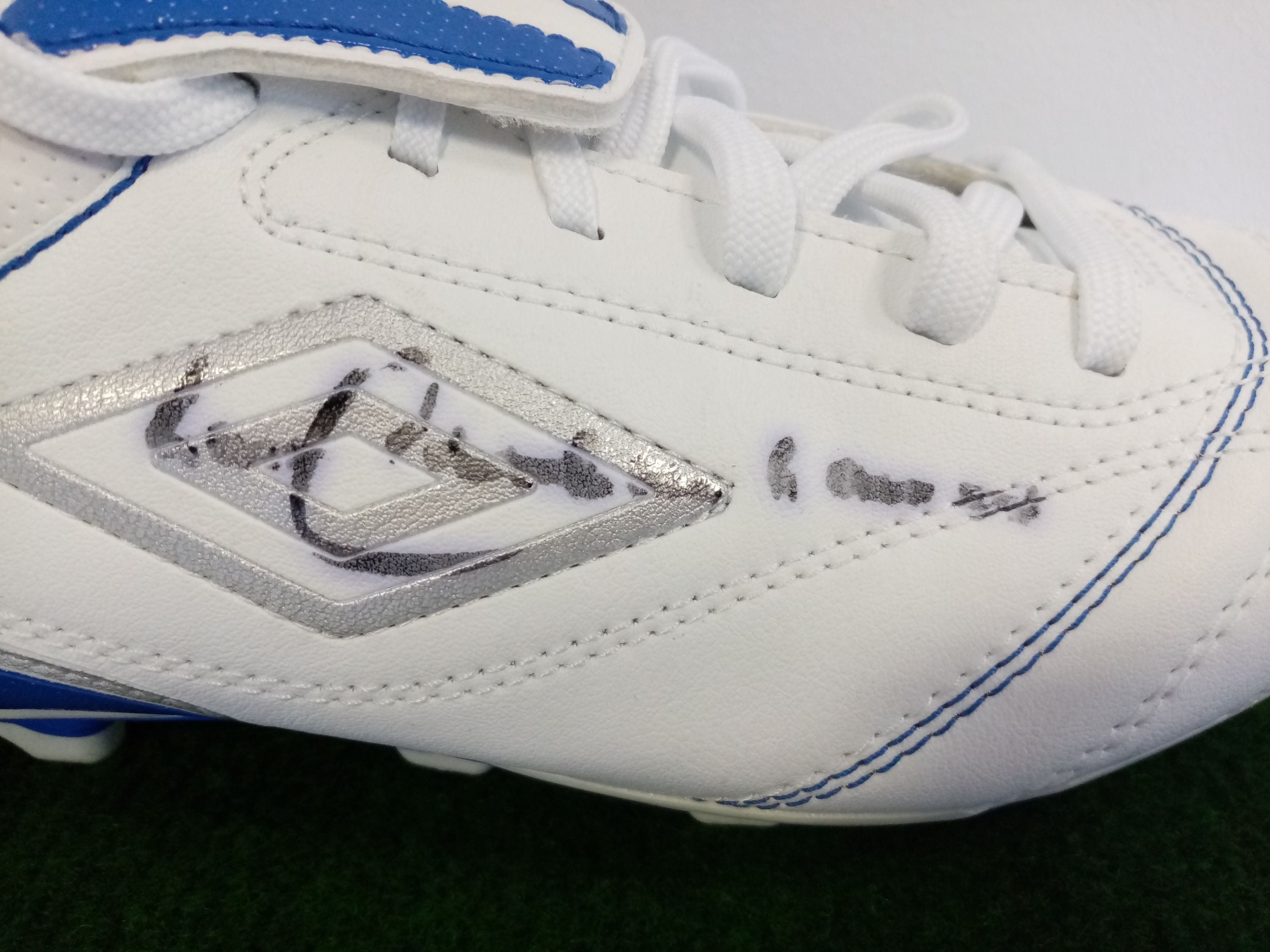 Football shoe Franz Beckenbauer signed autograph signature Umbro Coa