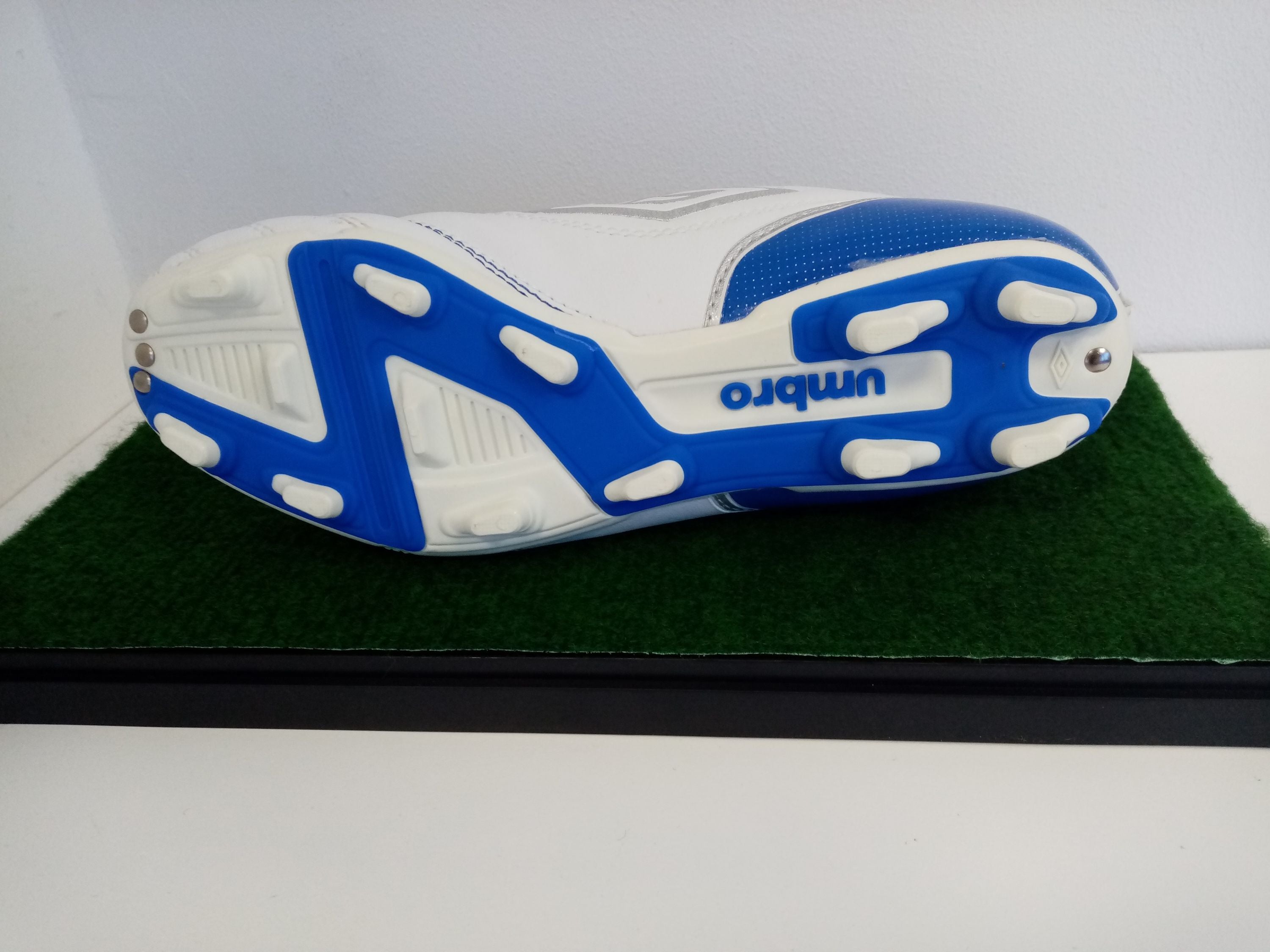 Football shoe Franz Beckenbauer signed autograph signature Umbro Coa