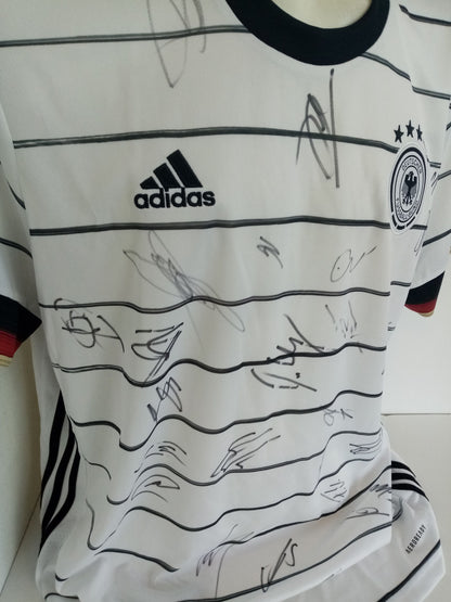 Germany jersey em 2020/2021 team signed DFB football autograph Adidas Coa XL