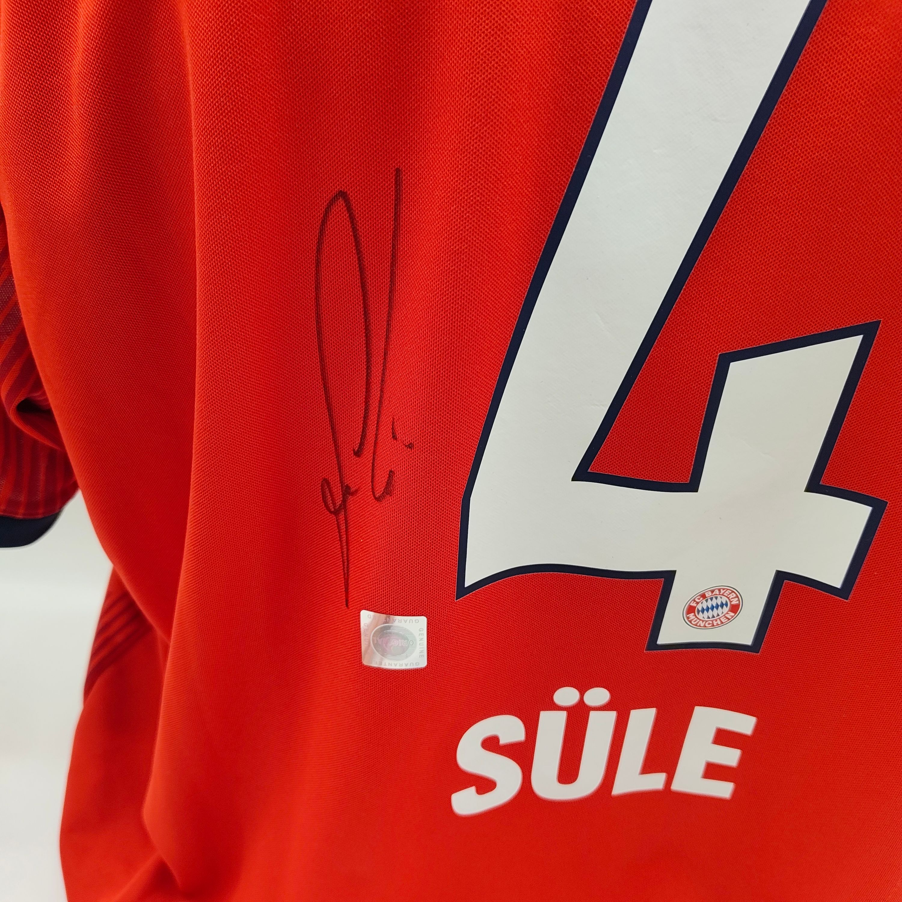 FC Bayern München Trikot Niklas Süle signiert Adidas COA Bundesliga XXL