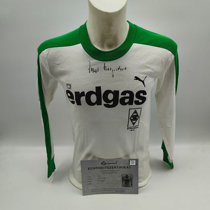 Repro Borussia Mönchengladbach Trikot Jupp Heynckes signiert Autogramm S