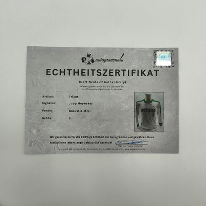Repro Borussia Mönchengladbach Trikot Jupp Heynckes signiert Autogramm S