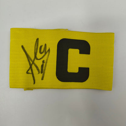 Kapitänsbinde Andre Schürrle signiert im Rahmen BVB Fußball Autogramm COA