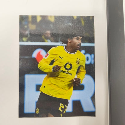 Kapitänsbinde Karim Adeyemi signiert im Rahmen Borussia Dortmund Autogramm COA