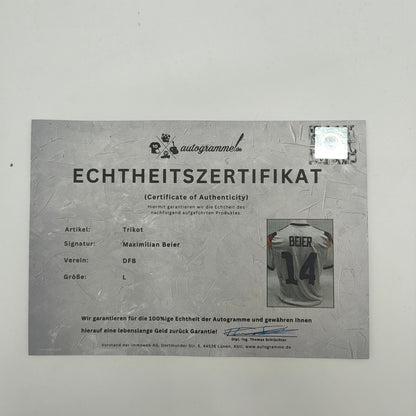 DFB Trikot WM 2026 Maximilian Beier signiert Autogramme Adidas neu L