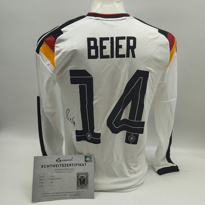 DFB Langarmtrikot WM 2026 Maximilian Beier signiert Autogramme Adidas neu S
