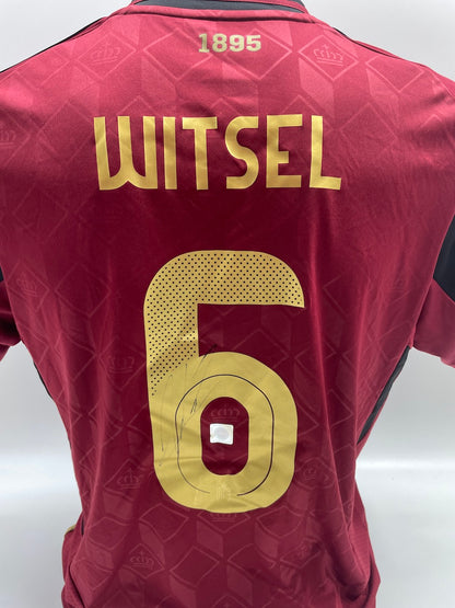 Belgium jersey axel witsel signed adidas coa autograph m