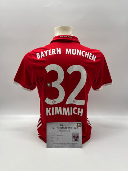 Bayern München Trikot Joshua Kimmich signiert Adidas COA S