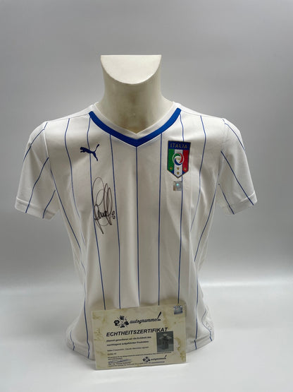 Italy women's shirt Claudio Marchisio signed autograph puma new 40