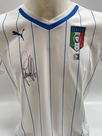 Italy women's shirt Claudio Marchisio signed autograph puma new 40
