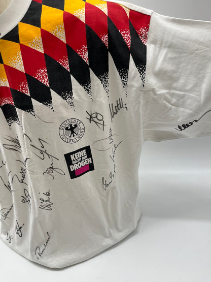 Deutschland Trikot WM 1994 Teamsigniert DFB Adidas L