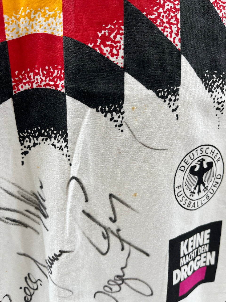Deutschland Trikot WM 1994 Teamsigniert DFB Adidas L