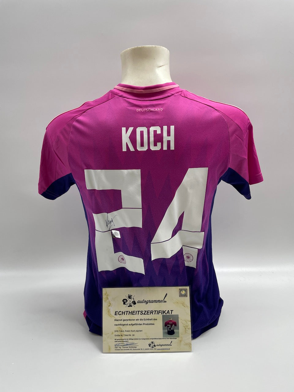DFB jersey Robin Koch signed autograph adidas em 2024 m