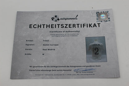 Real Madrid 24/25 Trikot Daniel Carvajal signiert Autogramm Adidas neu M