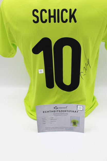 Tschechien 2020 Trikot Patrik Schick signiert COA Autogramm neu M