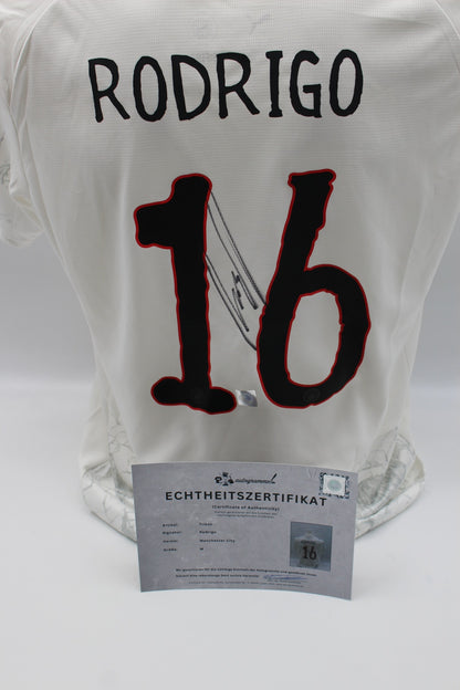 Manchester City Trikot Rodri signiert Autogramm Puma COA neu M 2025