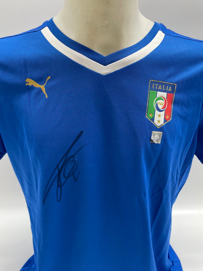 Italy women's shirt Cristiano Piccini signed autograph puma new XL