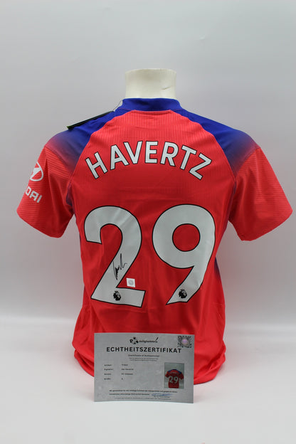 FC Chelsea 20/21 Trikot Kai Havertz signiert Autogramm Nike S