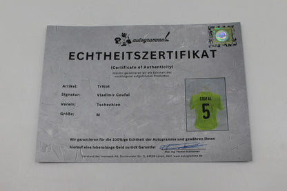 Tschechien 2020 Trikot Vladimir Coufal signiert COA Autogramm neu M