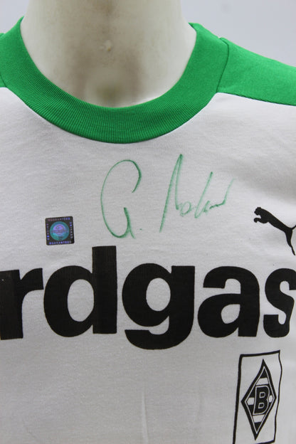 Repro Borussia Mönchengladbach Trikot Günter Netzer signiert COA S