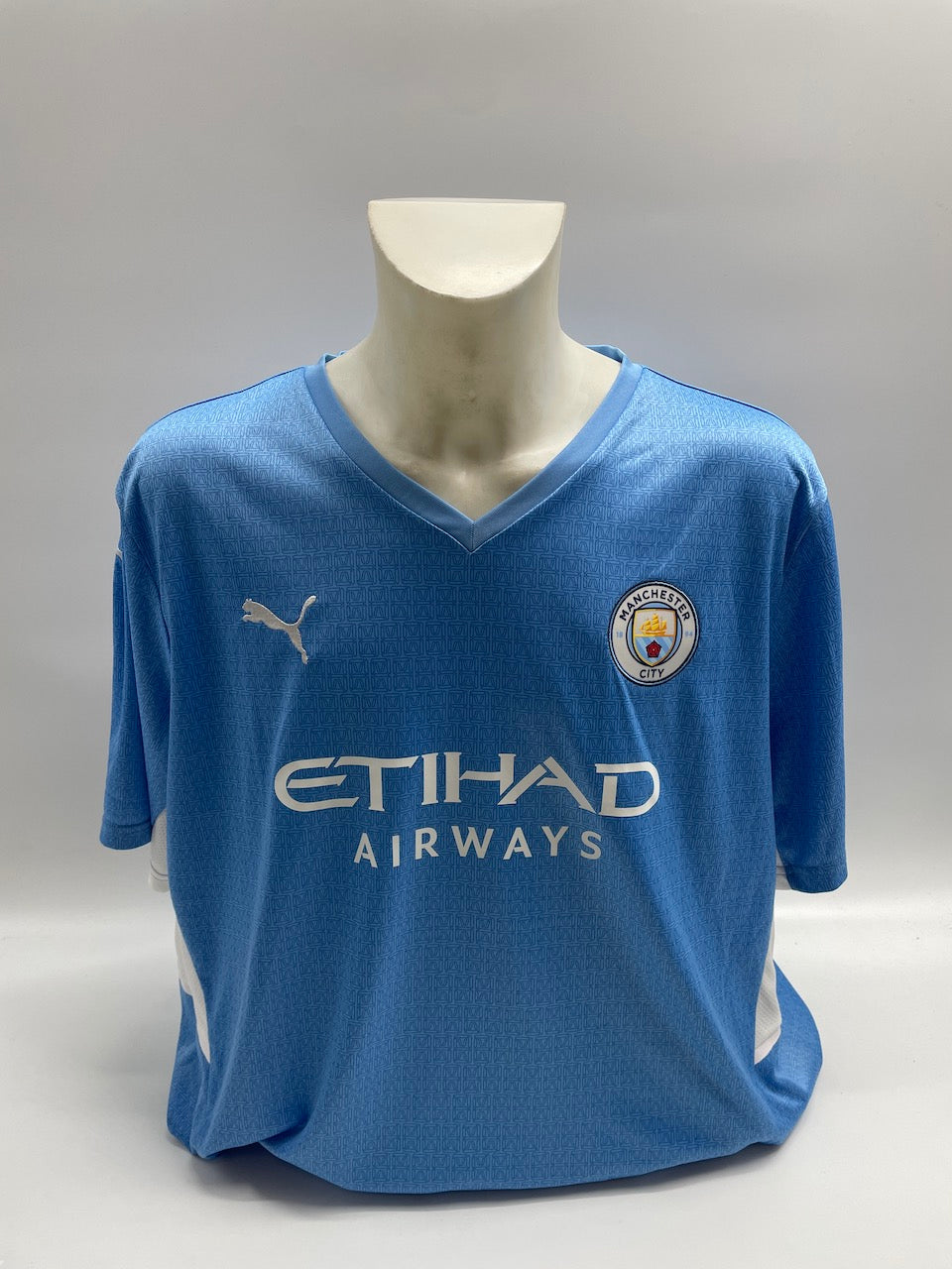 Manchester City Trikot Ilkay Gündogan signiert Autogramm England Puma 3XL