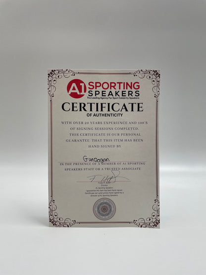 Manchester City Trikot Ilkay Gündogan signed autograph england puma 3xl