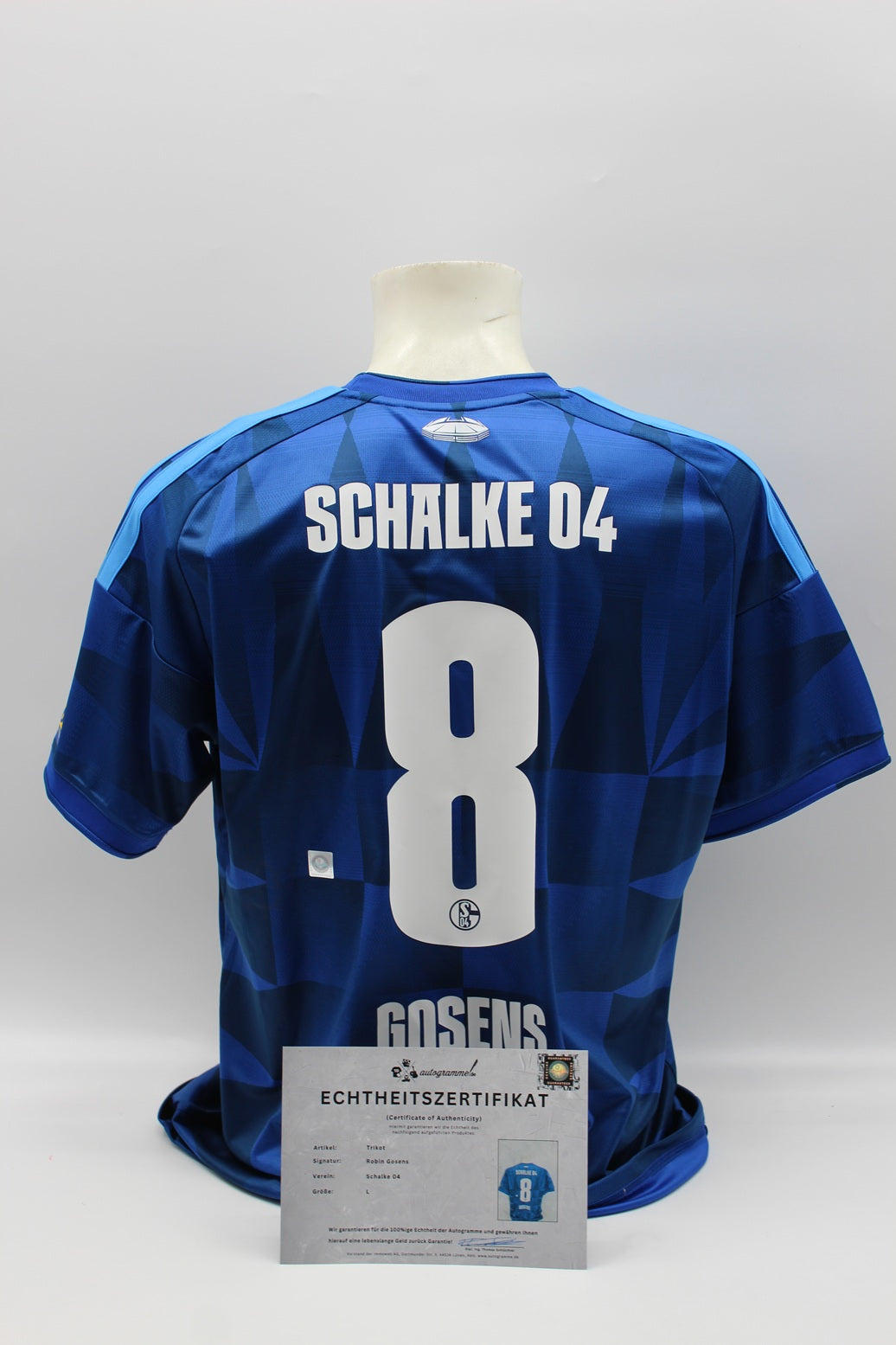 Schalke 04 26/27 Trikot Robin Gosens signiert S04 Bundesliga Fußball Adidas Neu L
