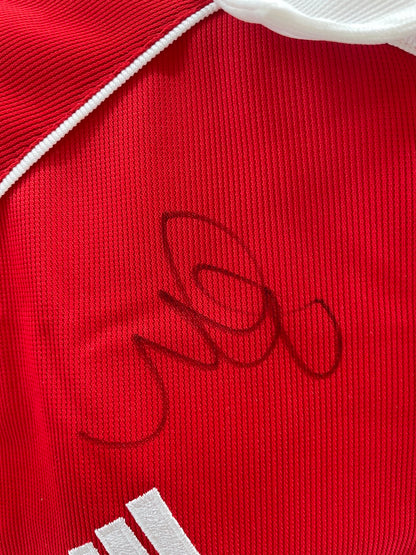 Bayern Munich jersey Mark van Bommel signed Adidas FCB Autogram COA XL