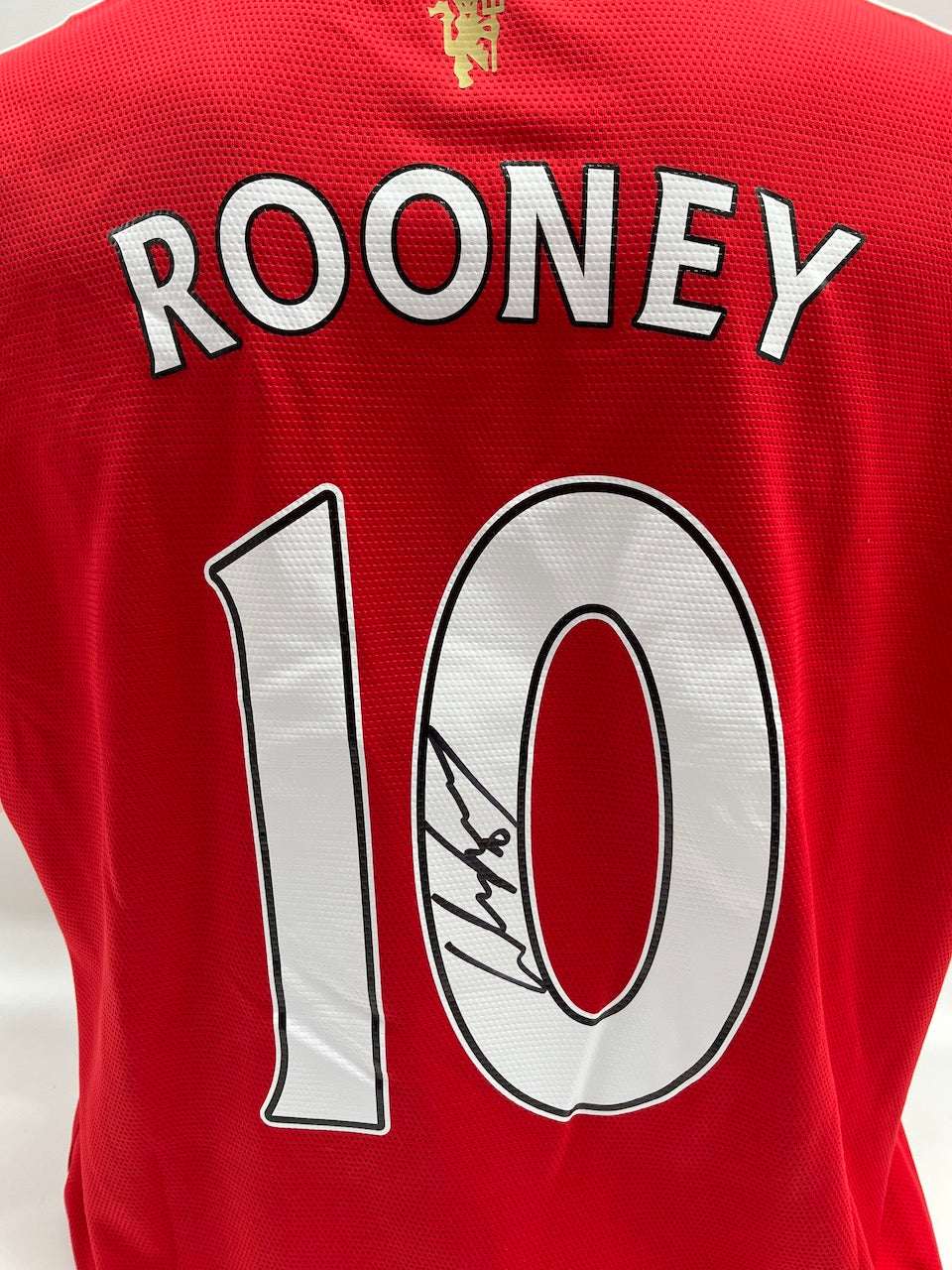 Manchester United Trikot Wayne Rooney signiert Autogramm Adidas COA XL